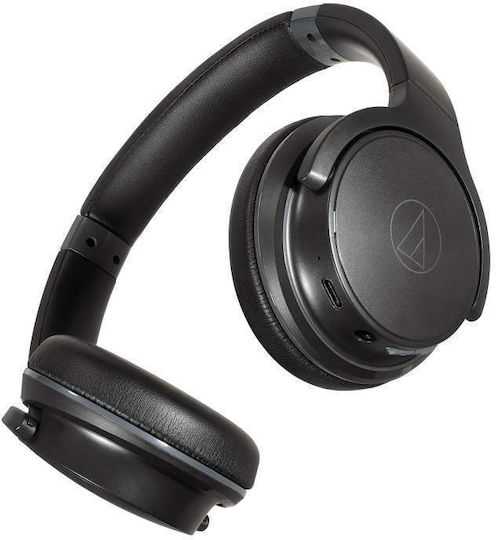 Audio Technica ATH-S220BT Wireless / Wired On Ear Headphones with 60 hours of Operation and Quick Charge Black