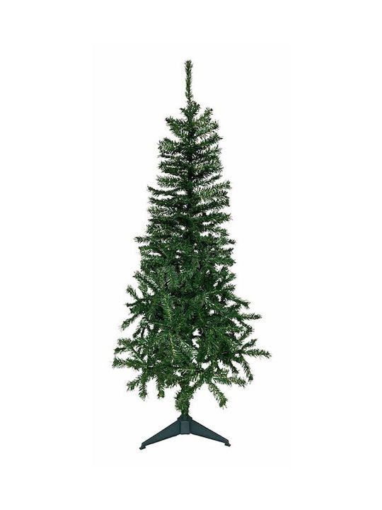 Christmas Green Tree with Plastic Base and Built in Branches H150cm