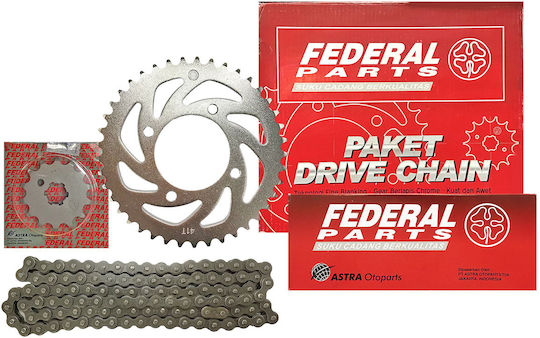 Federal Kette & Ritzel-Kit für Yamaha Crypton S 115