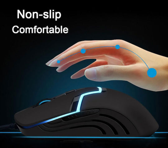 Roar RR-0006 RGB Gaming Ποντίκι Μαύρο