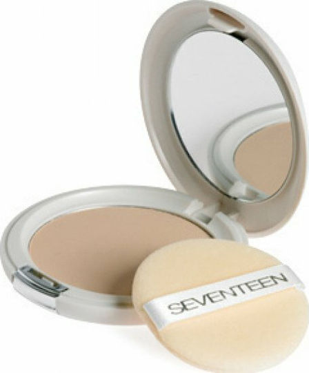 Seventeen Natural Silky Compact Powder Powder 1 Translucide SPF15 12gr