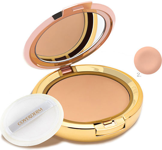 Coverderm Camouflage Compact Powder Normal Skin Пудра 02 10гр