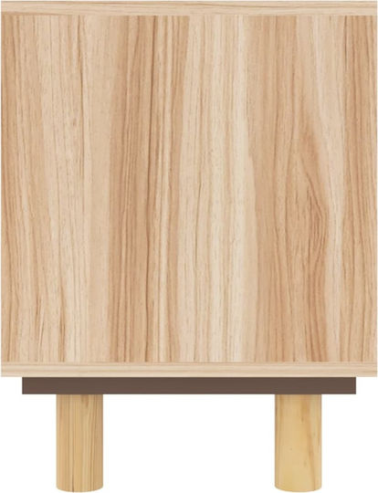 Έπιπλο Τηλεόρασης Μπεζ Μ80xΠ30xΥ40cm