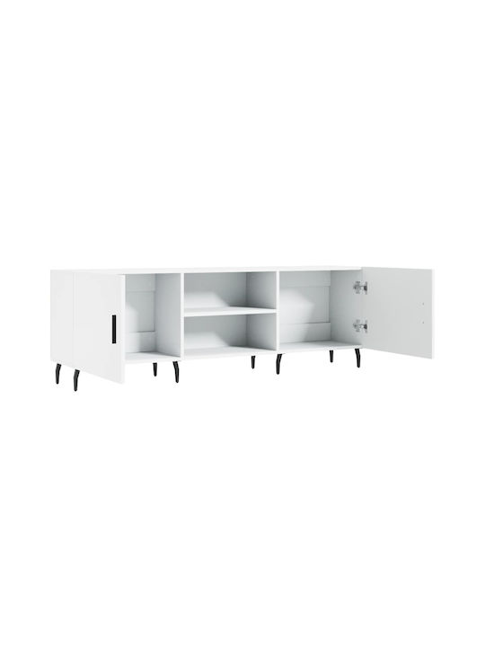 TV-Möbel Hölzernes Weiß L150xB30xH50cm