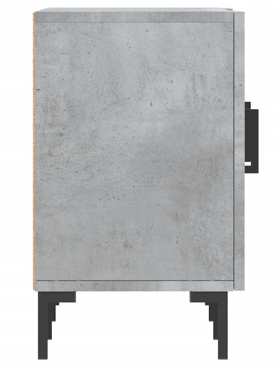 vidaXL TV-Ständer Grau M150xP30xH50cm