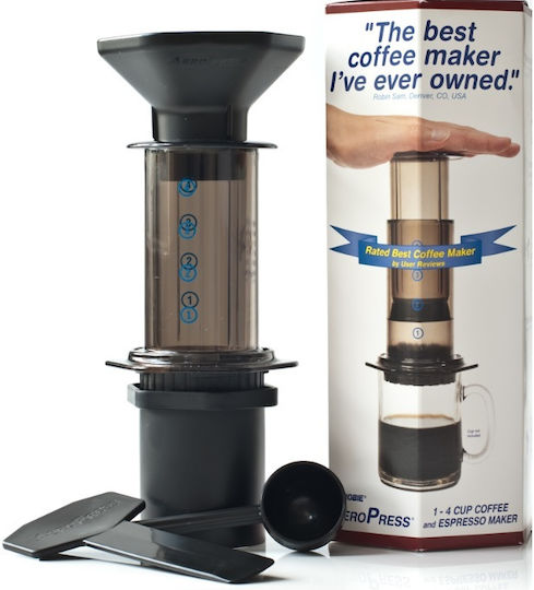 Joe Frex Cafetieră cu Filtru Manual Din Plastic Neagră 200ml