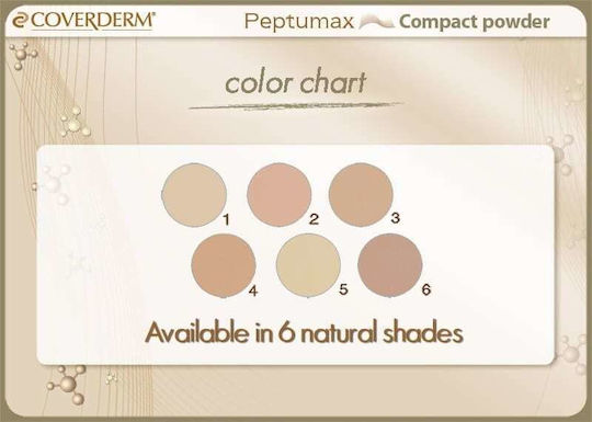 Coverderm Peptumax Compact Powder Anti-Wrinkle Powder 01 SPF15 10gr
