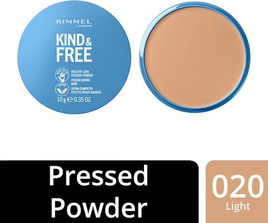 Rimmel Kind and Free Pressed Powder Puder Light 10gr