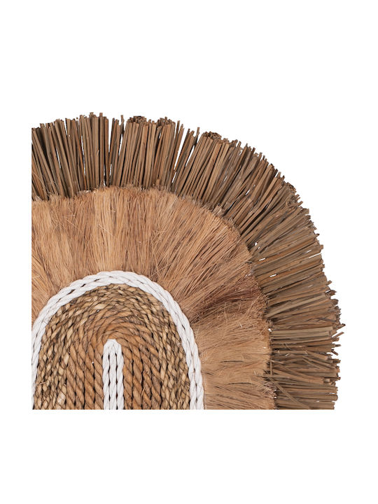 HomeMarkt Decorative Wall Decor made of Straw Material 32x8x58cm 1pcs