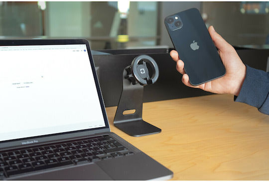 Lampa Car Mobile Mount with Magnet and Wireless Charging Black