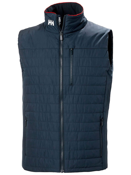 Sleeveless Winter Jacket Puffer Navy Blue