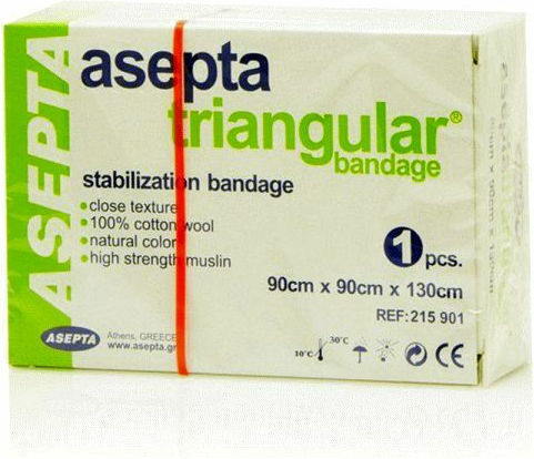 Asepta Dreieckverband 90cm x 130m