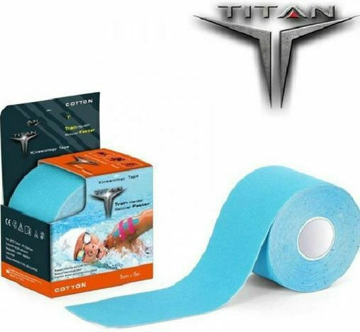 OrthoDynamic Titan Cotton Verband 5cm x 5m Hellblau
