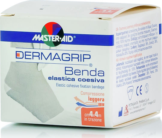 Master Aid Dermagrip Elastic Cohesive Bandage 4cm x 4m