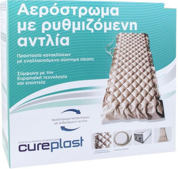 Cureplast Въздушен Матрак с Регулируема Помпа Клетъчен Въздушен Матрак за Превенция на Пролежни Язви с Помпа