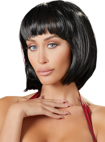 Wigged Love Mia Straight Bob Парика Черна