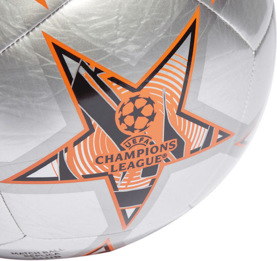 adidas UCL Club Soccer Ball Silver