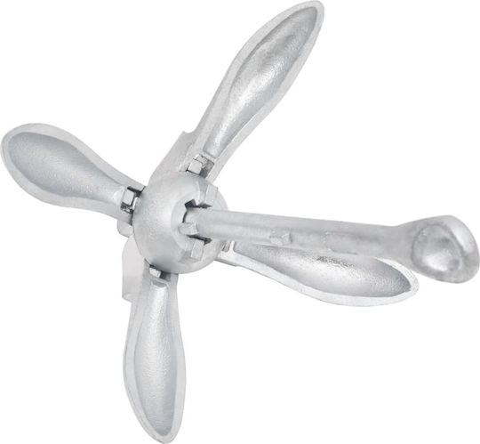 vidaXL Grapnel Anchor Galvanized 6kg
