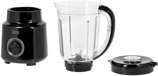 Teesa Μπλέντερ με Πλαστική Κανάτα 1.5 lt 500W Μαύρο TSA3542B