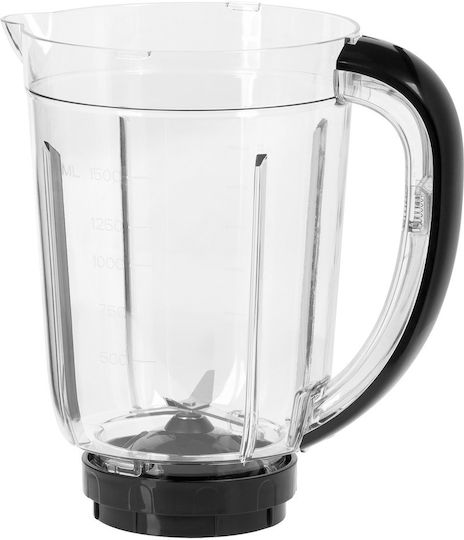 Teesa Μπλέντερ με Πλαστική Κανάτα 1.5 lt 500W Μαύρο TSA3542B