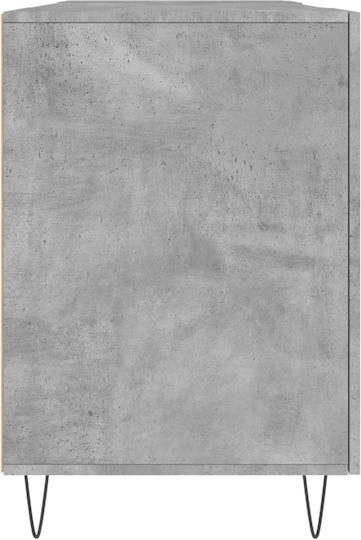 Γραφείο Ξύλινο Γκρι 140x50x75εκ.
