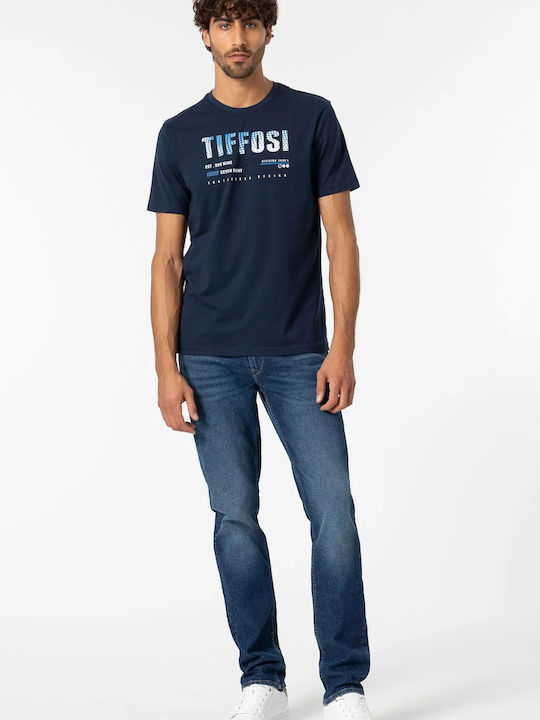 Men's Jeans Pants with Regular Straight Fit Blue
