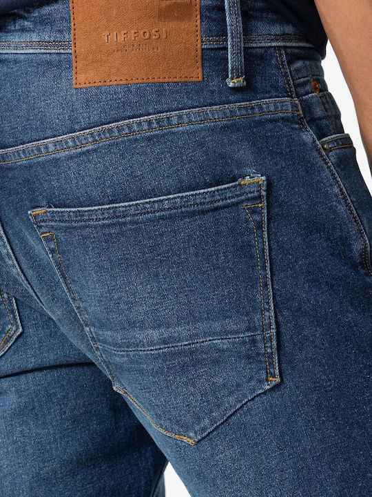 Men's Jeans Pants with Regular Straight Fit Blue