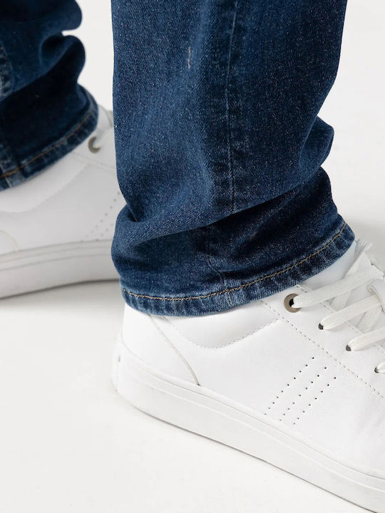 Men's Jeans Pants with Regular Straight Fit Blue