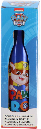 Paw Patrol Kinder Trinkflasche aus Aluminium Paw Patrol Blau 600ml