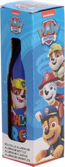 Paw Patrol Kinder Trinkflasche aus Aluminium Paw Patrol Blau 600ml