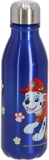 Paw Patrol Kinder Trinkflasche aus Aluminium Paw Patrol Blau 600ml