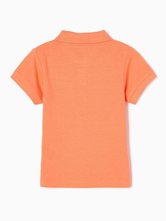 Zippy Kids Polo Short Sleeve Orange