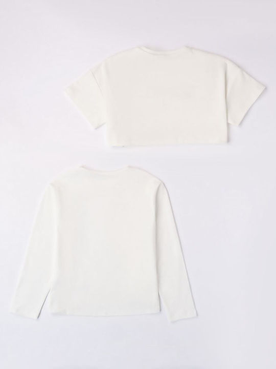 iDO Set of Kids Blouses White