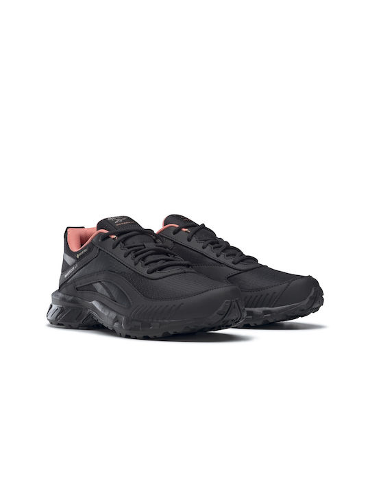 Reebok Ridgerider 6 GTX Women's Hiking Shoes Waterproof with Gore-Tex Membrane Core Black / Twisted Coral / Tech Metallic