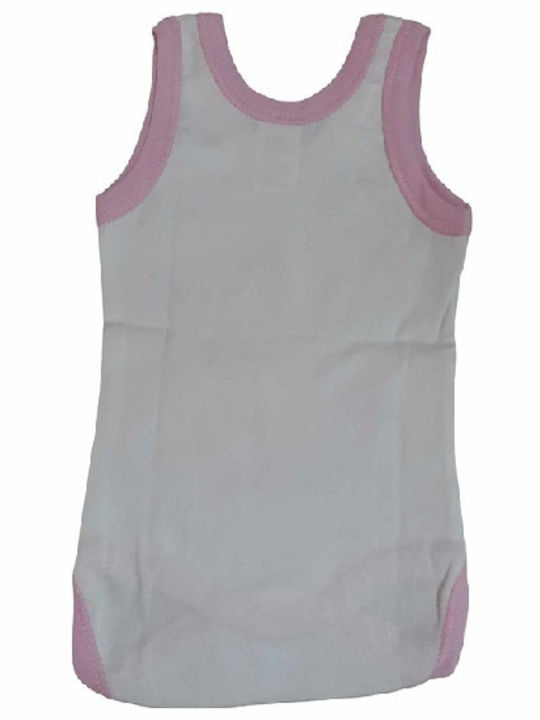 Afoi Giannakopouloi Baby Bodysuit Set Sleeveless White