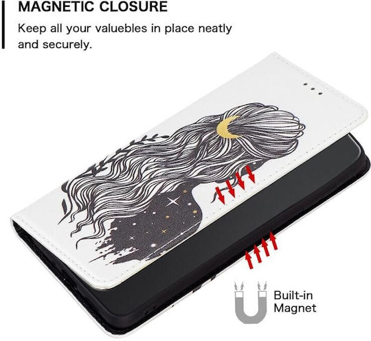 Colored Drawing Invisible Книга Кожа (XIAOMI REDMI 10 5G)