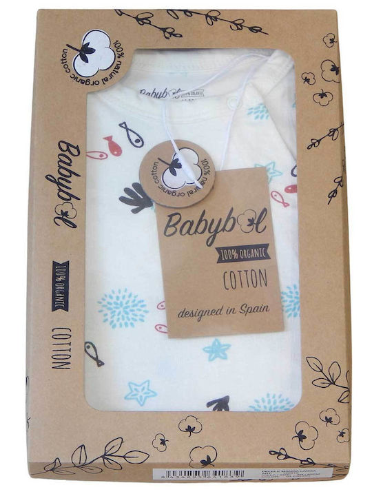 Babybol Baby Bodysuit Set Long-Sleeved Ecru