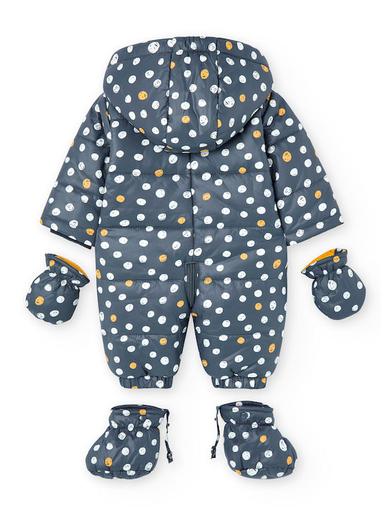 Boboli Baby Bodysuit Set for Going Out Long-Sleeved Gray