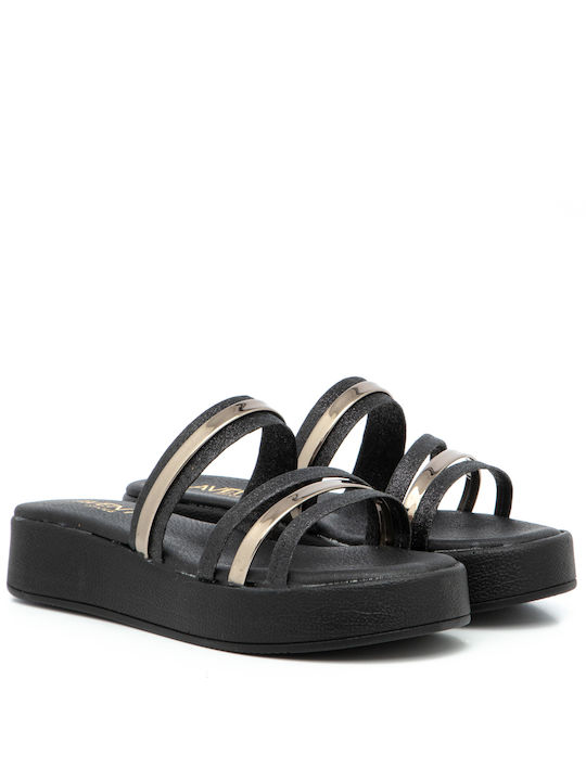 Women's flatform Aventis 1935 BLACK FLATFORM