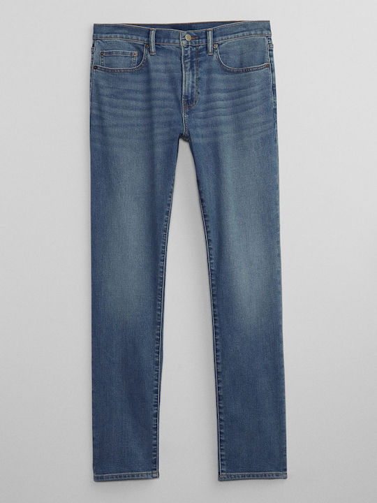 Men's Jeans Pants with Slim Fit Blue