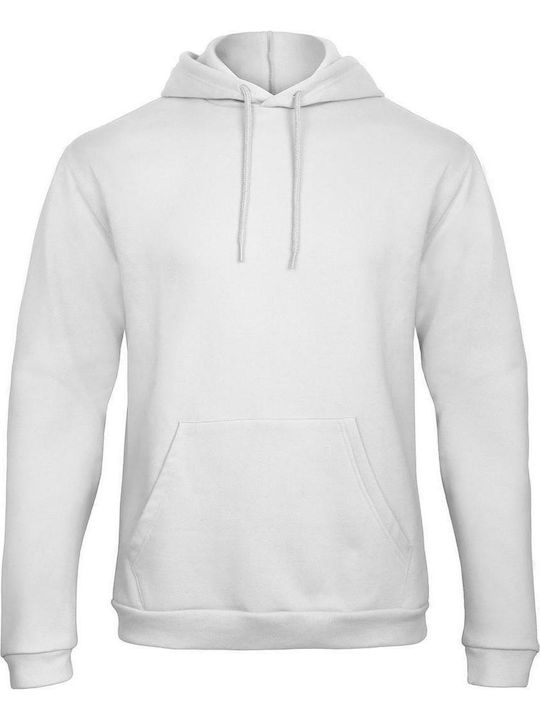 B&C ID.203 50/50 Werbe-Hoodie in Weiß Farbe