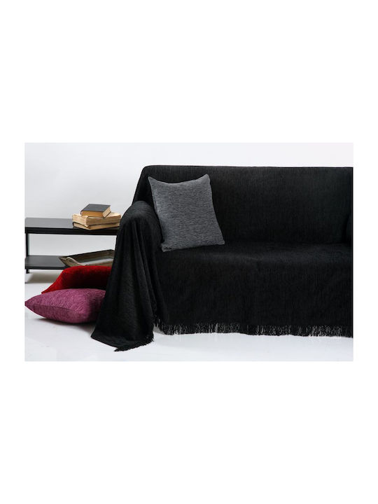 Anna Riska Armchair Throw 1300 240x180cm Black 414438