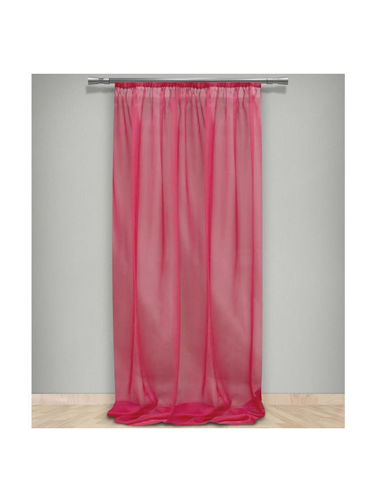 La Maison Blanche Curtain with Pencil Pleat Fuchsia 145x280cm