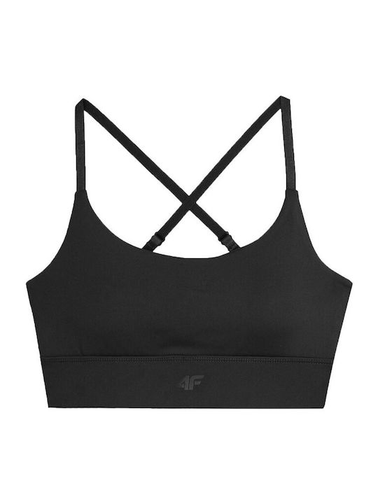 4F Women's Sports Bra without Padding Black