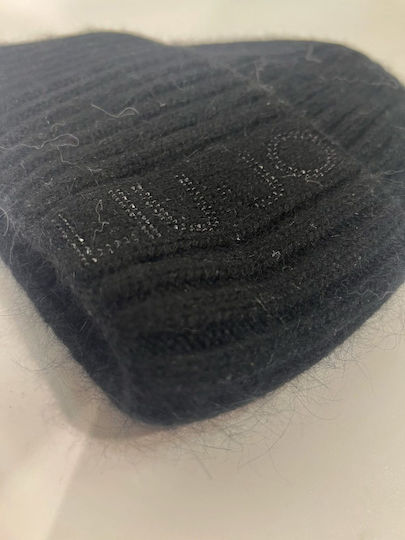 Knitted Beanie Cap Black