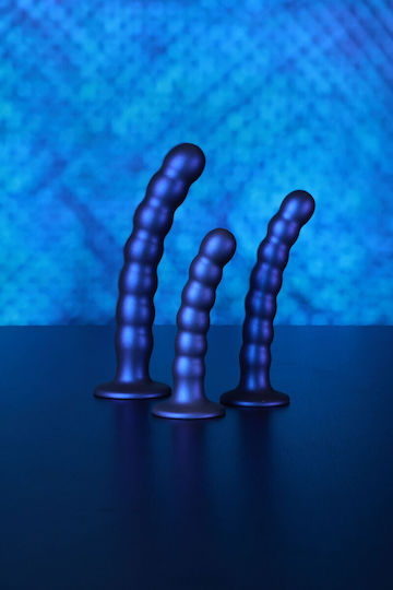Shots Dildo realist cu Scrotum Albastru 16.5cm