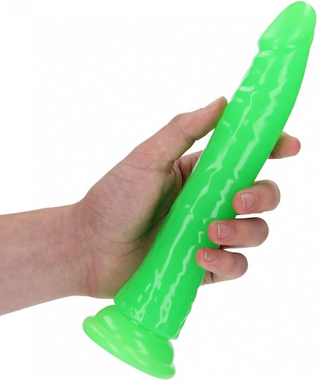 Shots Ρεαλιστικό Dildo με Βεντούζα Πράσινο 22.5cm