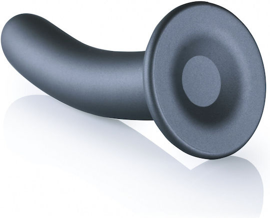 Shots Dildo realist cu Testicule și Ventuză Gri 17cm