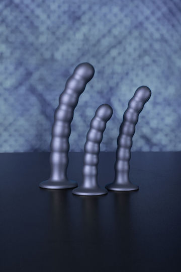 Shots Realistic Dildo with Scrotum and Suction Cup Grey 20.5cm