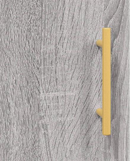 vidaXL vidaXL Badezimmerschrank Waschmaschinen Grau